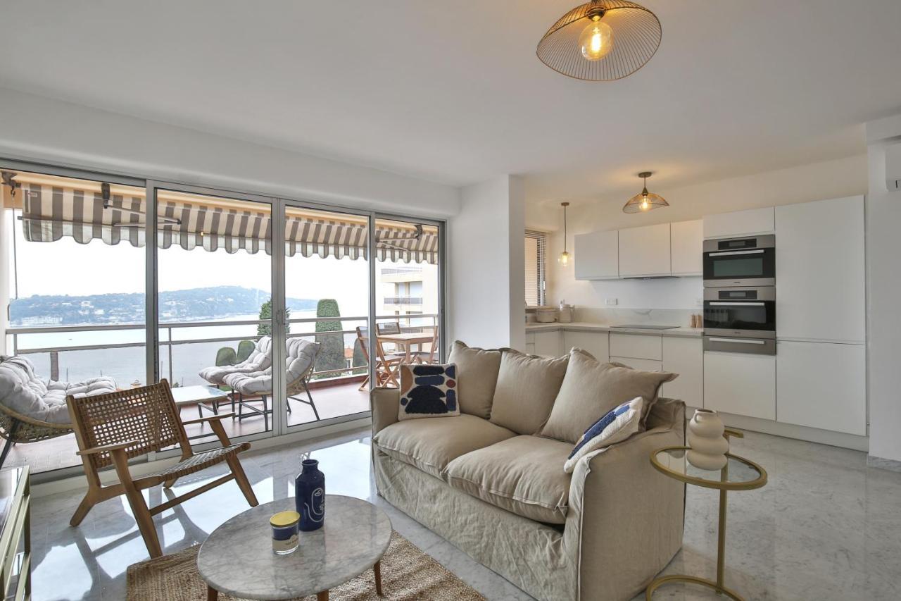 Sublime Appartement Vue Mer. Parking/Piscine/Clim 滨海自由城 外观 照片