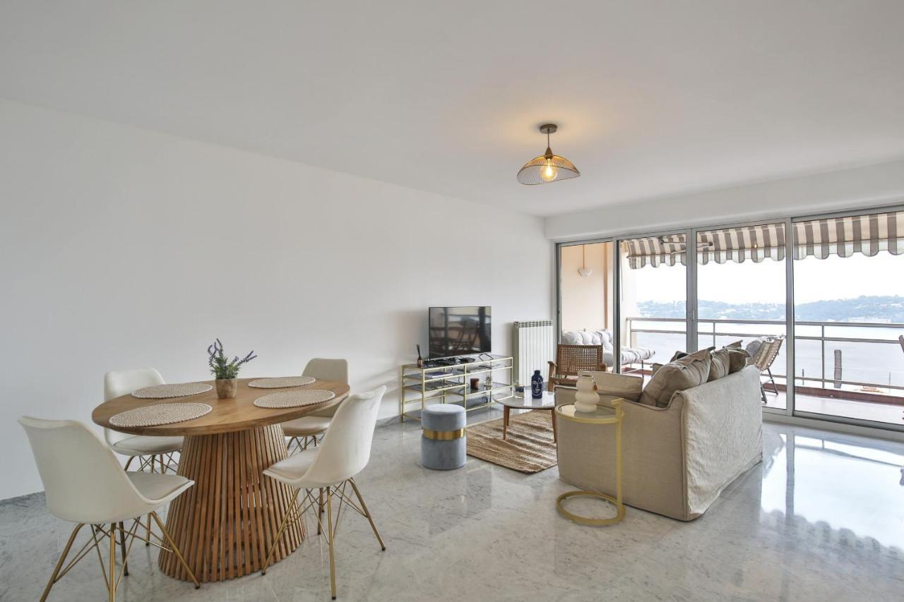 Sublime Appartement Vue Mer. Parking/Piscine/Clim 滨海自由城 外观 照片