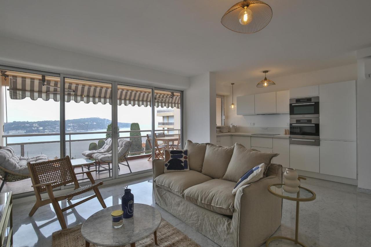 Sublime Appartement Vue Mer. Parking/Piscine/Clim 滨海自由城 外观 照片