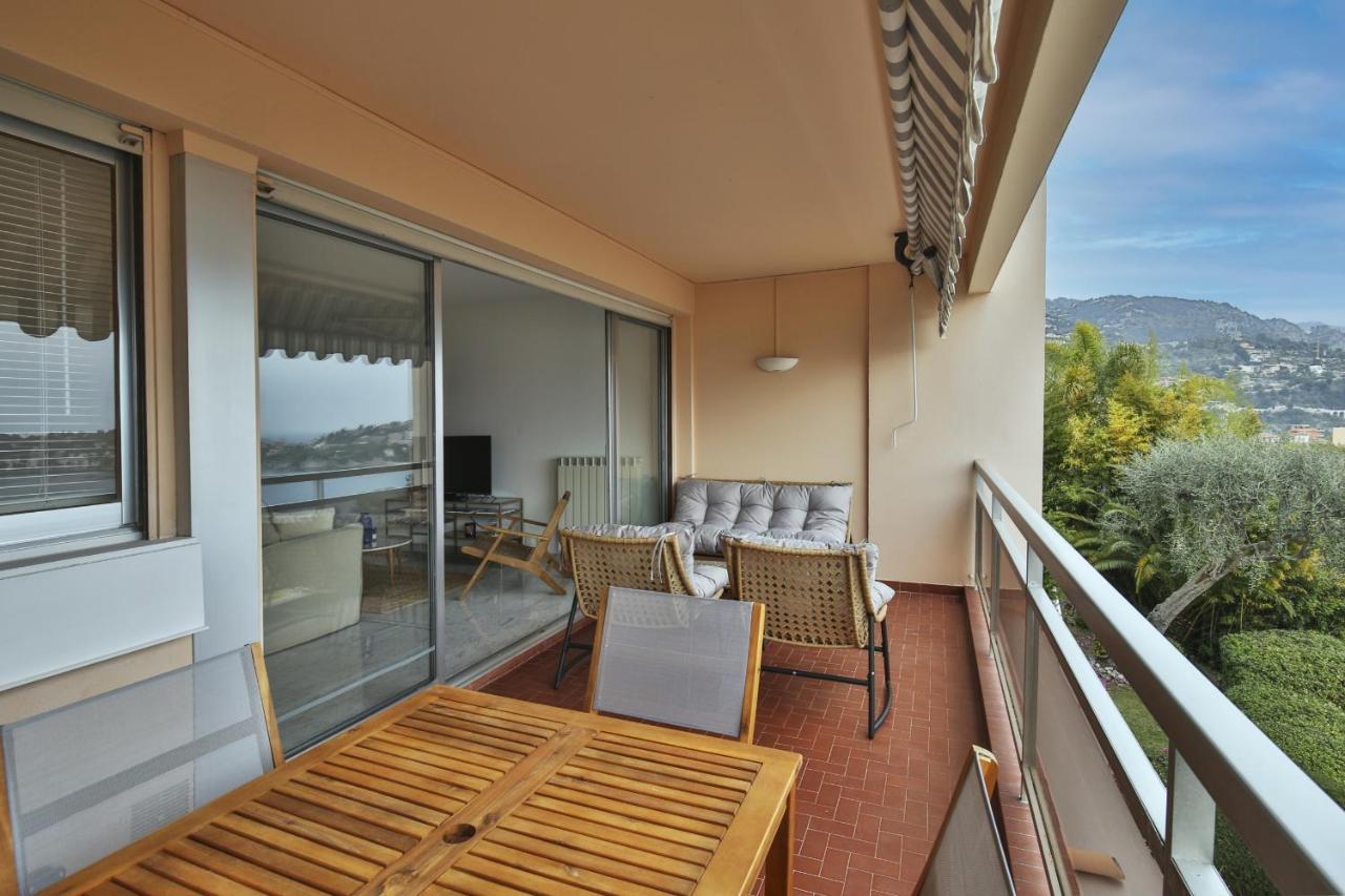 Sublime Appartement Vue Mer. Parking/Piscine/Clim 滨海自由城 外观 照片